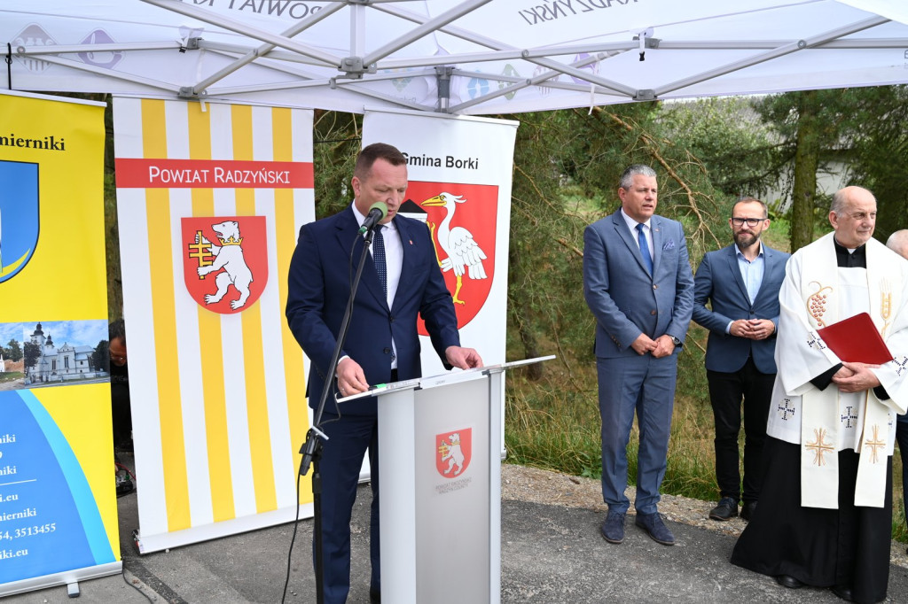 Otwarcie wyremontowanej drogi Borki-Bełcząc