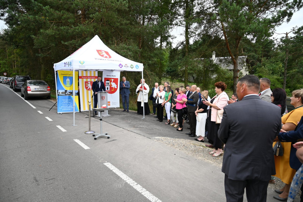 Otwarcie wyremontowanej drogi Borki-Bełcząc