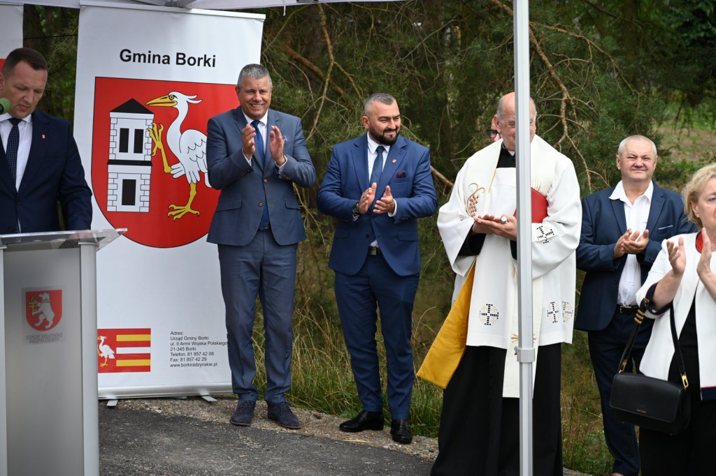 Otwarcie wyremontowanej drogi Borki-Bełcząc