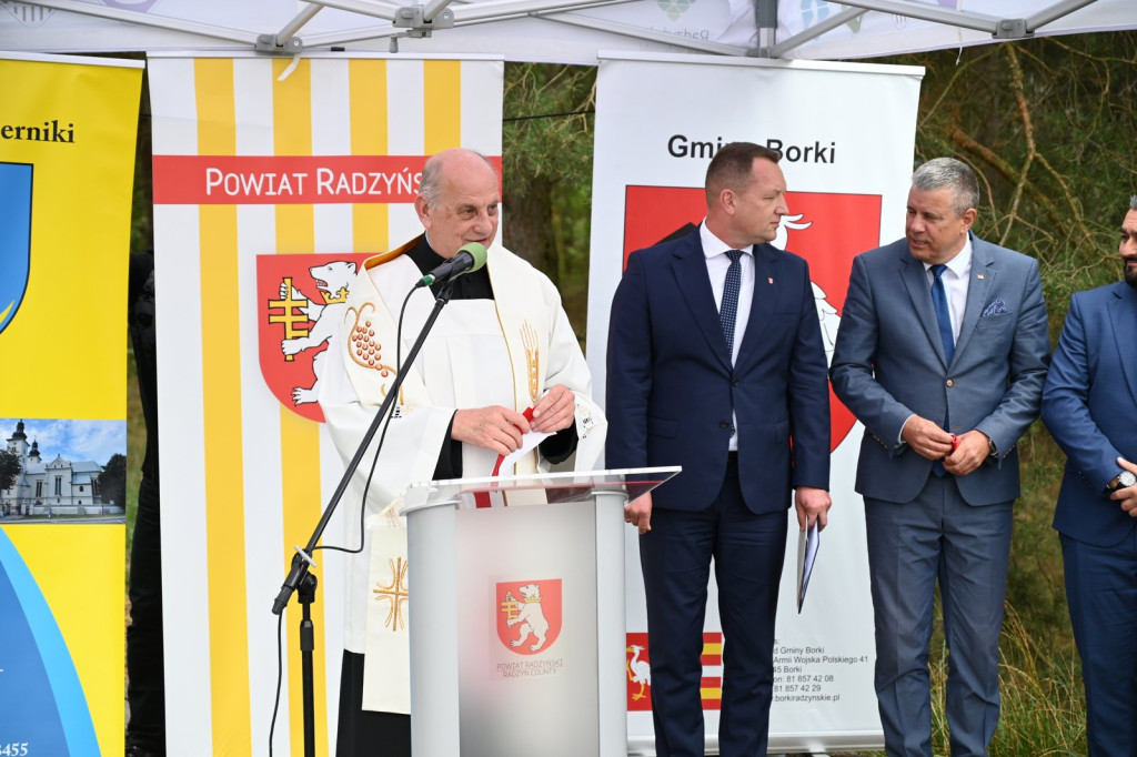 Otwarcie wyremontowanej drogi Borki-Bełcząc