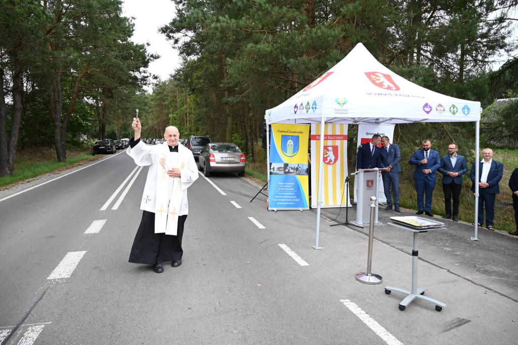 Otwarcie wyremontowanej drogi Borki-Bełcząc