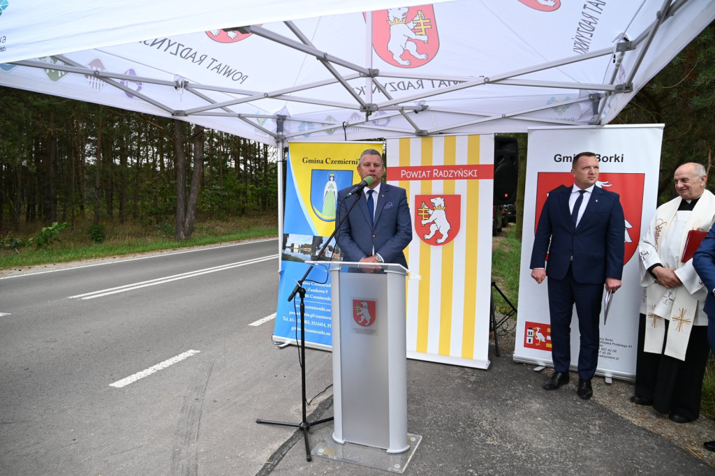 Otwarcie wyremontowanej drogi Borki-Bełcząc