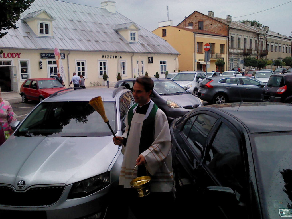 Święcenie pojazdów w parafii Trójcy Świętej