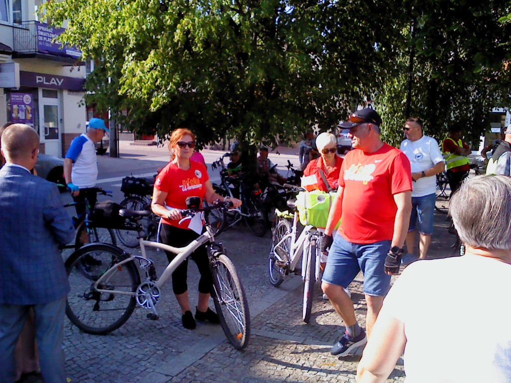 Rajd rowerowy upamiętniający wybuchu powstania