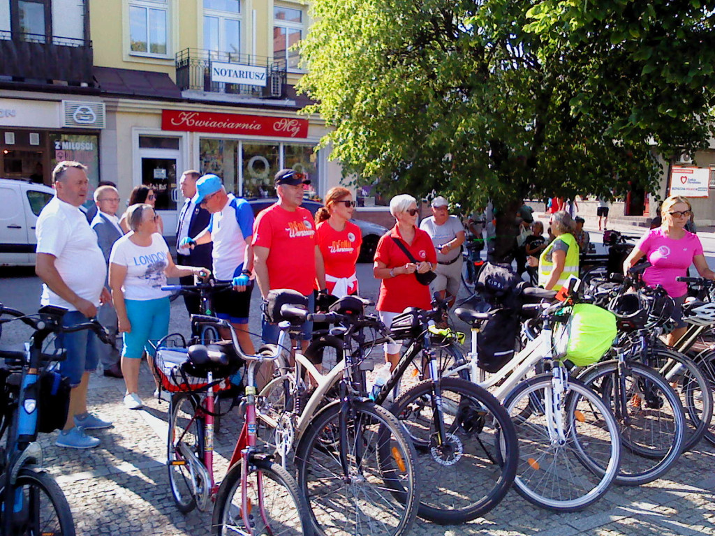 Rajd rowerowy upamiętniający wybuchu powstania