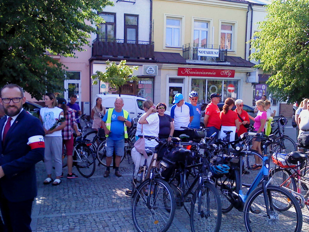 Rajd rowerowy upamiętniający wybuchu powstania