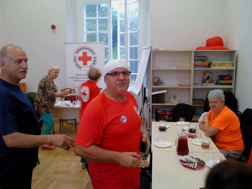 Wizyta Janusza Kobyłki w PCK w Radzyniu