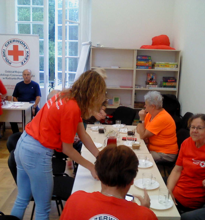 Wizyta Janusza Kobyłki w PCK w Radzyniu