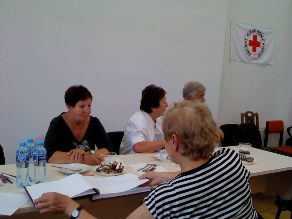 Wizyta Janusza Kobyłki w PCK w Radzyniu