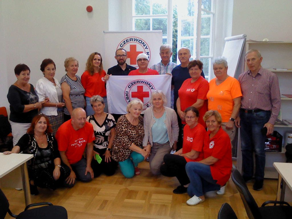 Wizyta Janusza Kobyłki w PCK w Radzyniu