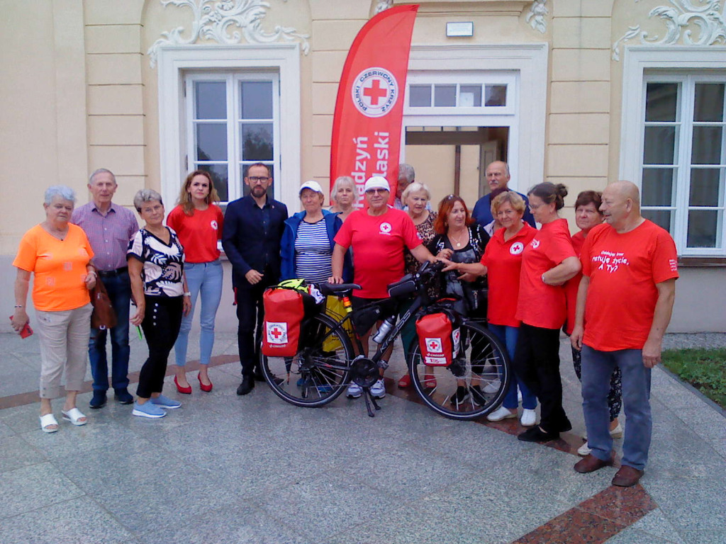 Wizyta Janusza Kobyłki w PCK w Radzyniu