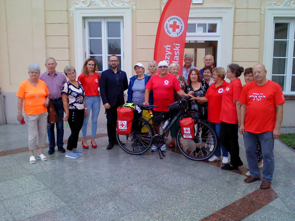 Wizyta Janusza Kobyłki w PCK w Radzyniu