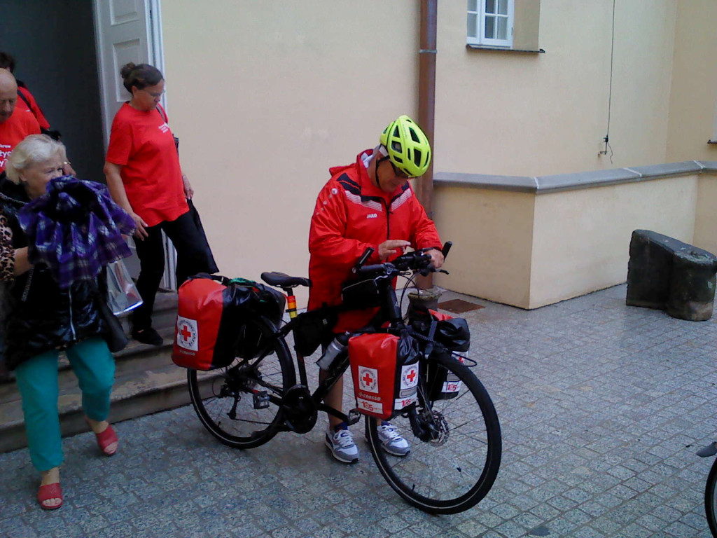 Wizyta Janusza Kobyłki w PCK w Radzyniu