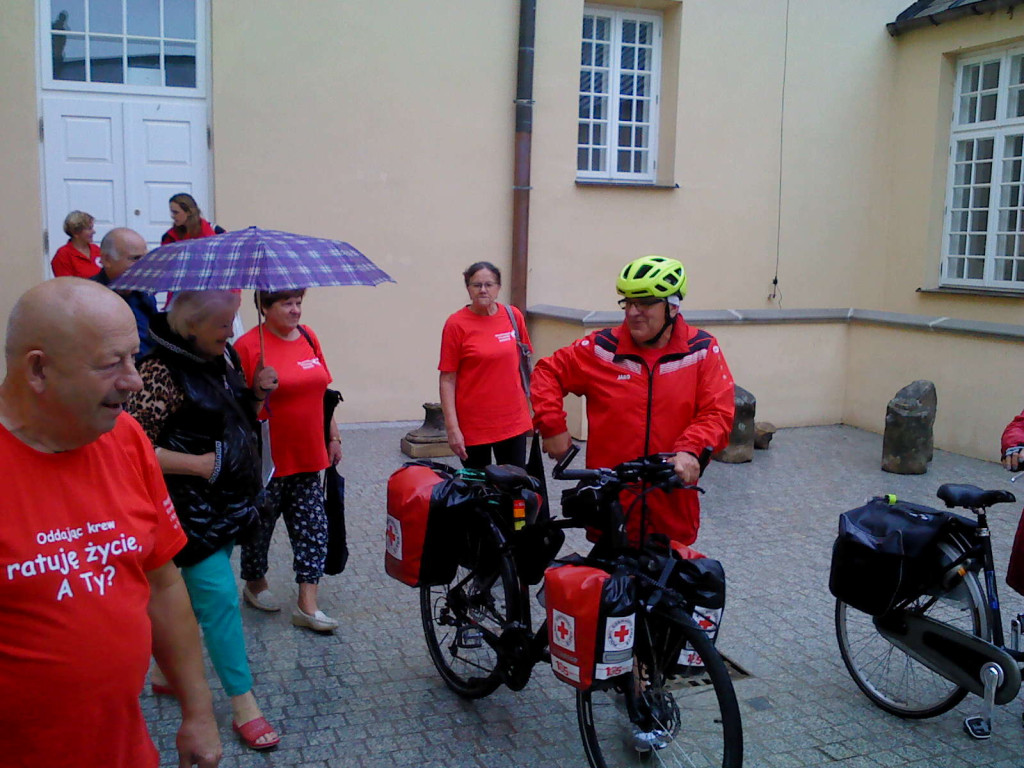 Wizyta Janusza Kobyłki w PCK w Radzyniu