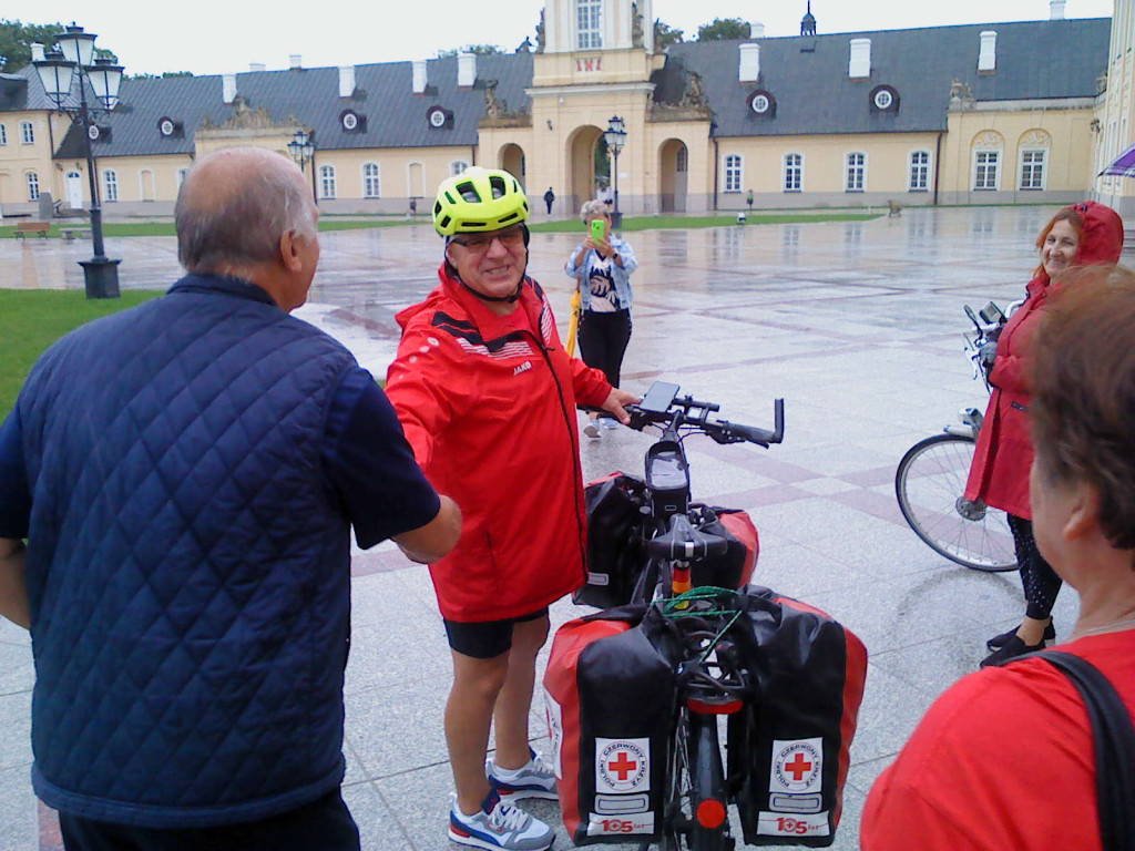 Wizyta Janusza Kobyłki w PCK w Radzyniu