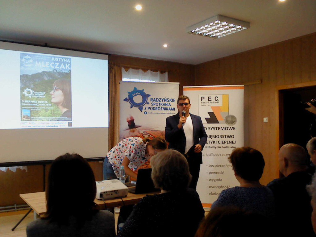 Spotkanie z podróżniczką Justyną Mleczak