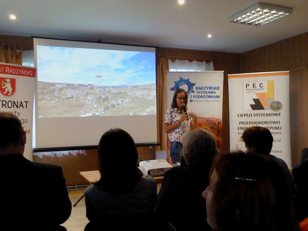Spotkanie z podróżniczką Justyną Mleczak