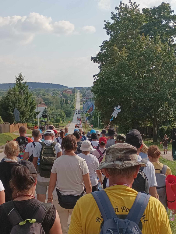 Piesza pielgrzymka na Jasną Górę - dzień siódmy