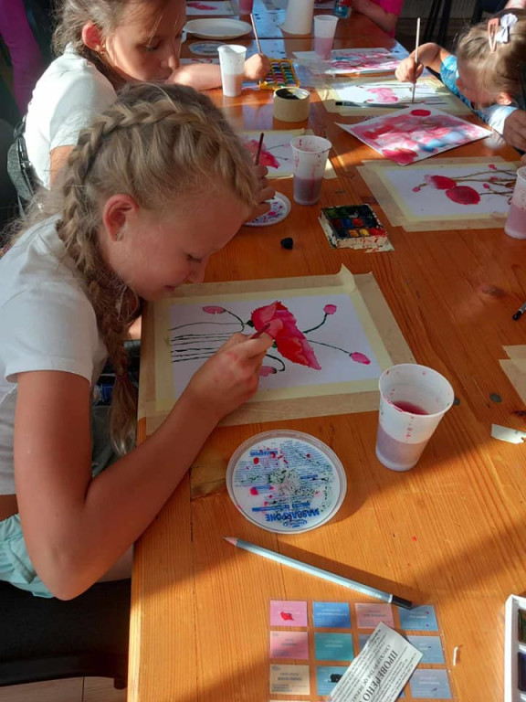 Warsztaty plastyczne w Branicy Radzyńskiej Kolonii