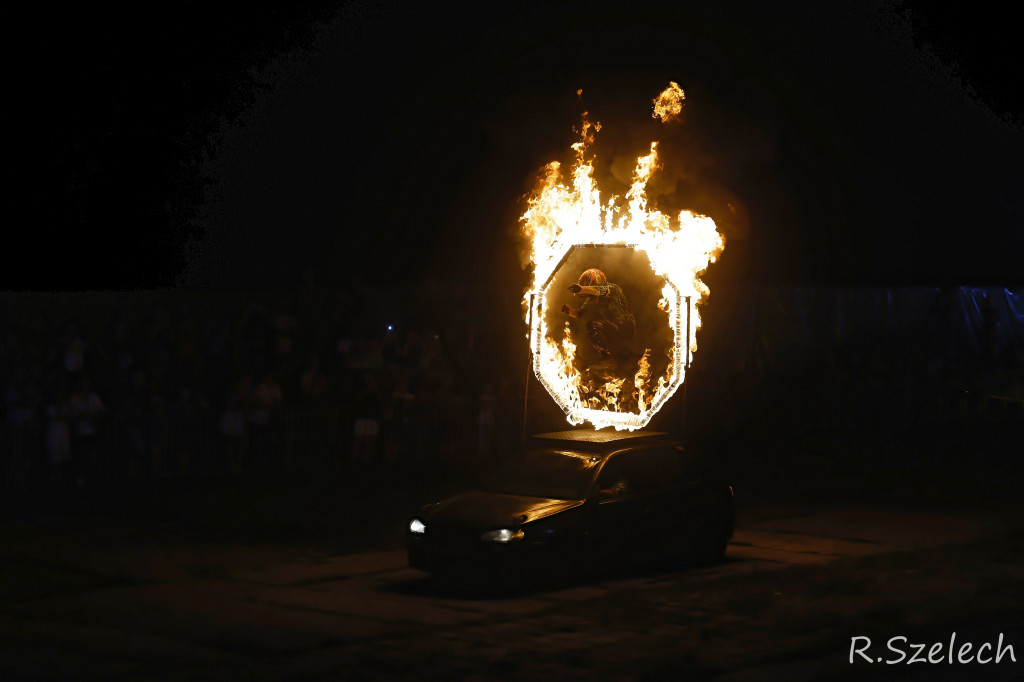 Pokaz kaskaderski w Radzyniu