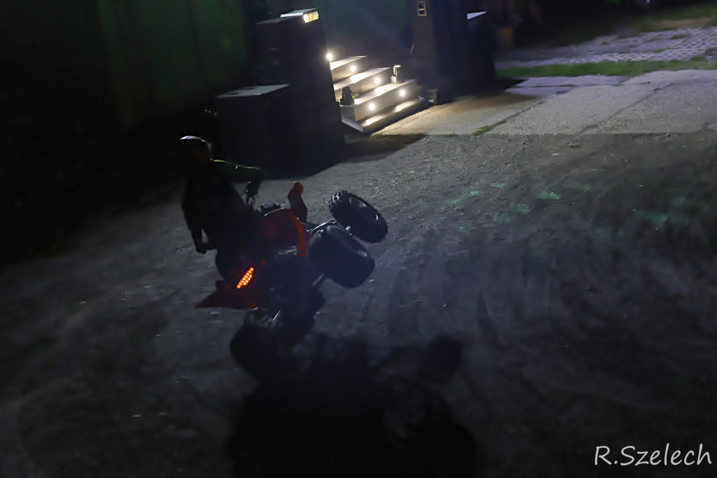 Pokaz kaskaderski w Radzyniu