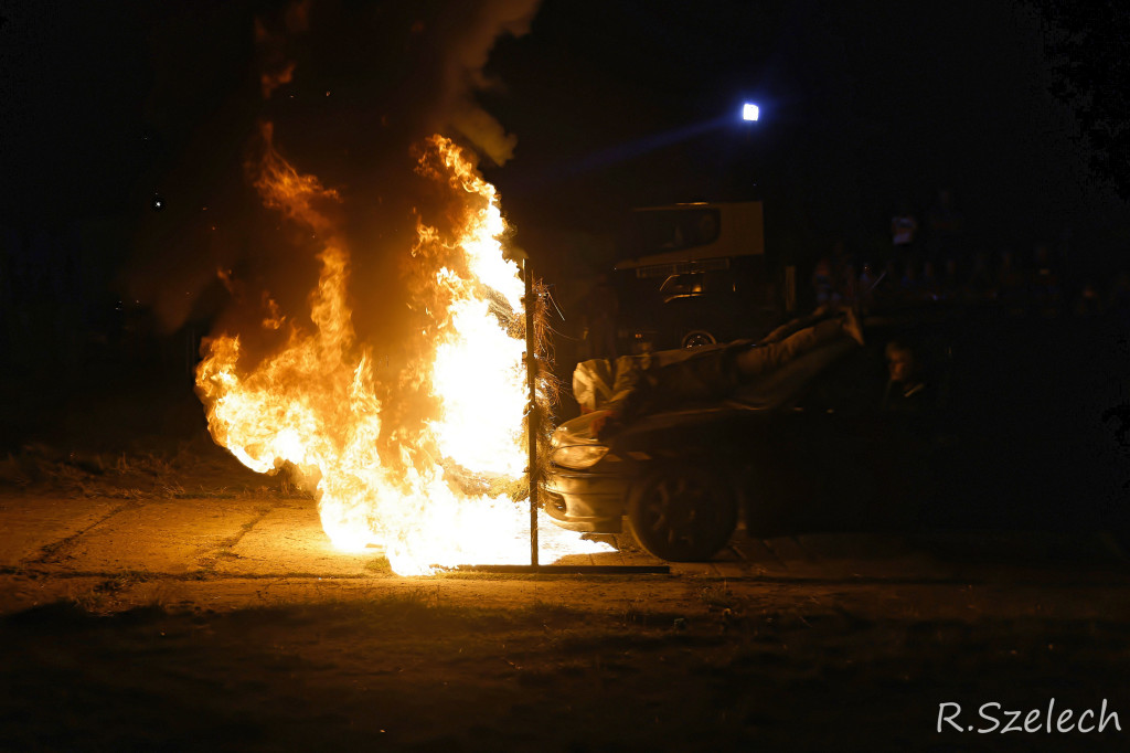 Pokaz kaskaderski w Radzyniu