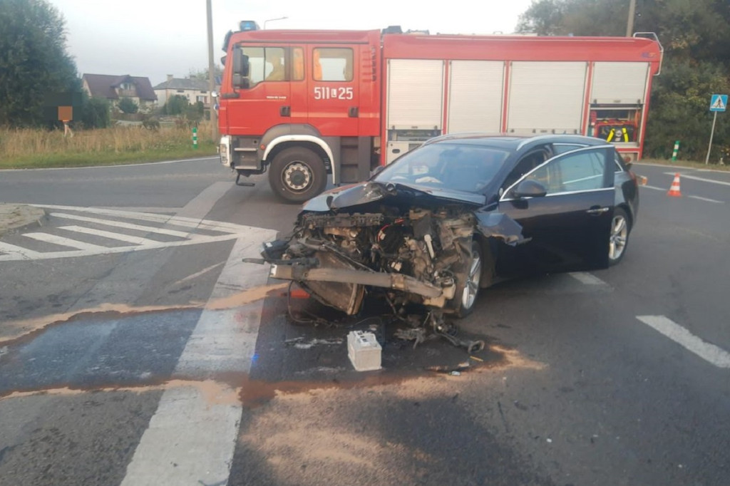 Wypadek na radzyńskiej obwodnicy