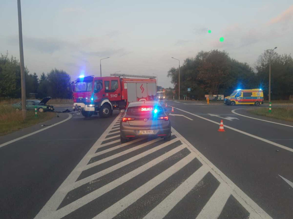 Wypadek na radzyńskiej obwodnicy