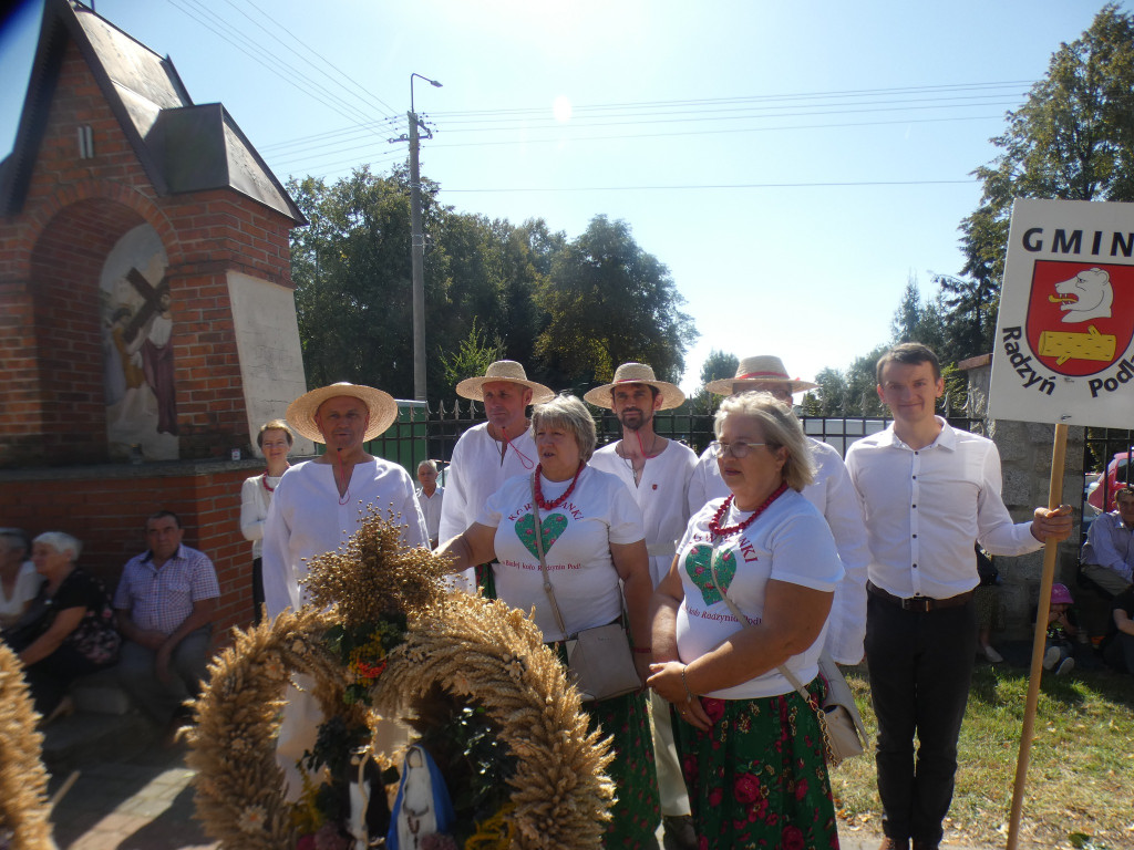 Delegacja gm. Radzyń na dożynkach diecezjalnych