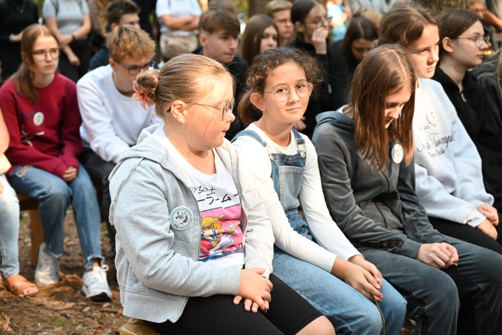 Uroczystość ku czci harcerzy zabitych w 1940 r.