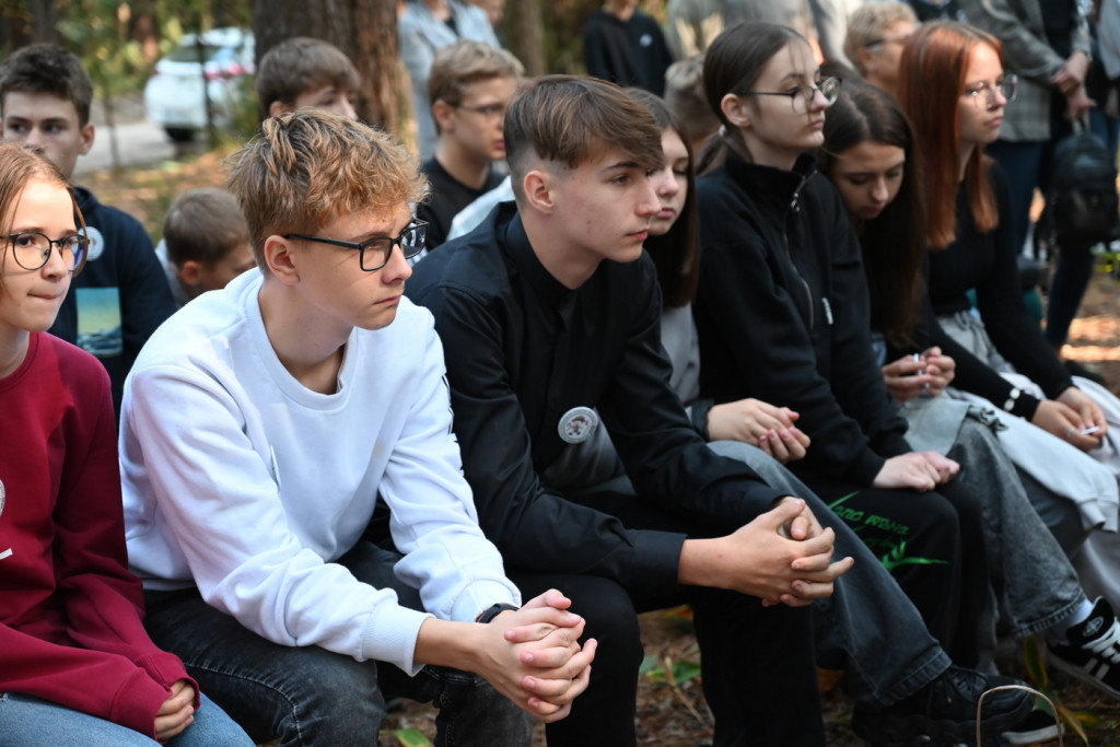 Uroczystość ku czci harcerzy zabitych w 1940 r.