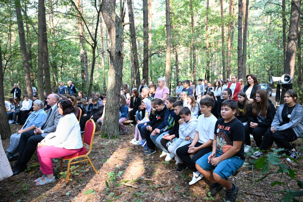 Uroczystość ku czci harcerzy zabitych w 1940 r.