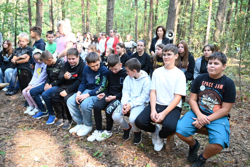 Uroczystość ku czci harcerzy zabitych w 1940 r.