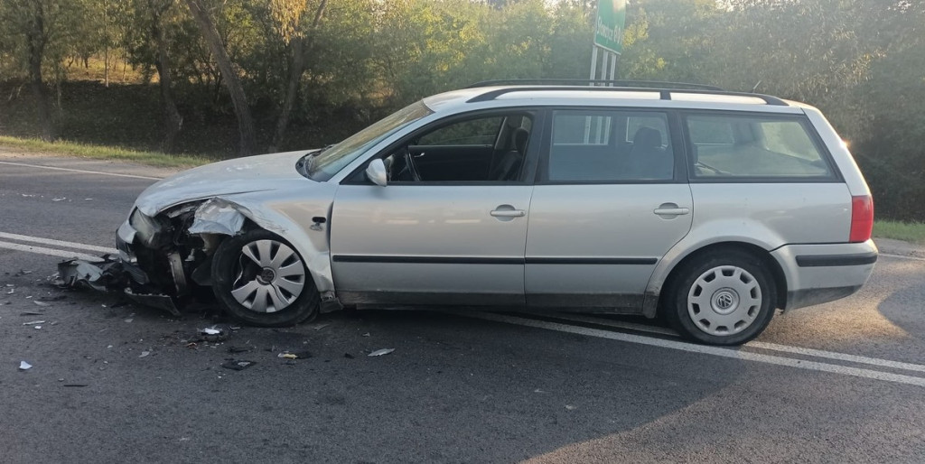 Wypadek na ul. Kleeberga przez pijanego kierowcę