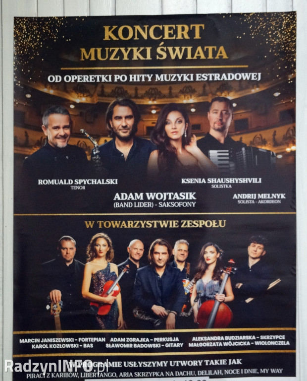 Koncert Muzyki Świata w Radzyniu