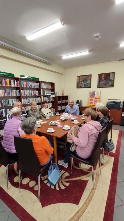 Spotkanie z pisarzem Jackiem Łapińskim w Komarówce