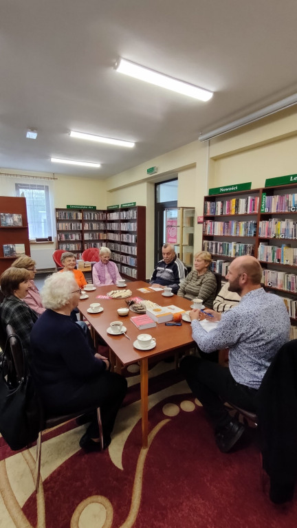 Spotkanie z pisarzem Jackiem Łapińskim w Komarówce