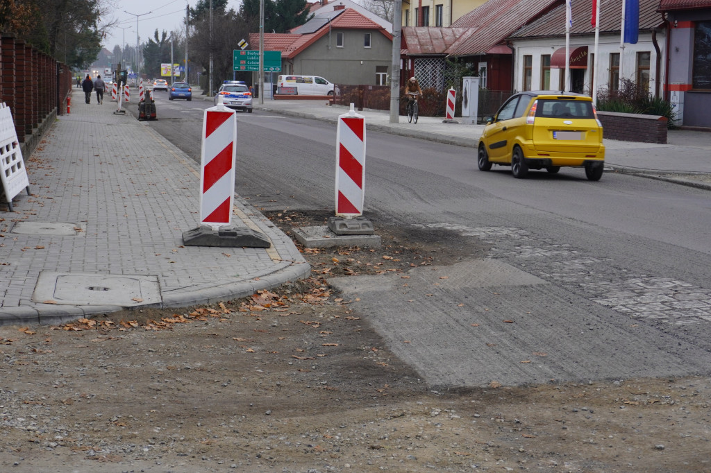 Rozkopane ulice Radzynia