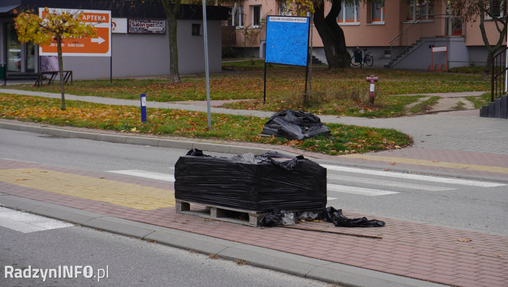 Rozkopane ulice Radzynia