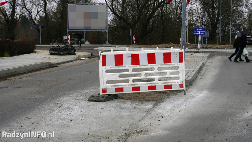 Rozkopane ulice Radzynia