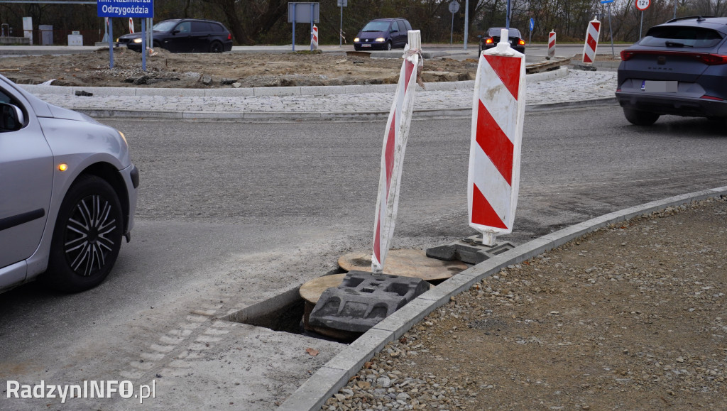 Rozkopane ulice Radzynia