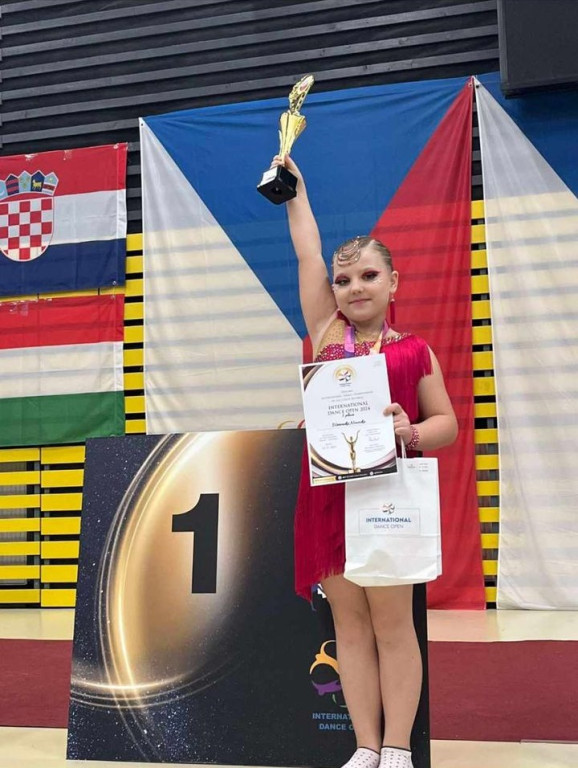 Weronika Nowicka na turnieju w Czechach