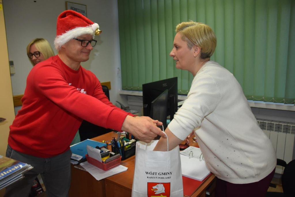 Mikołajki w Urzędzie Gminy Radzyń