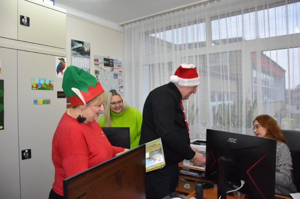 Mikołajki w Urzędzie Gminy Radzyń