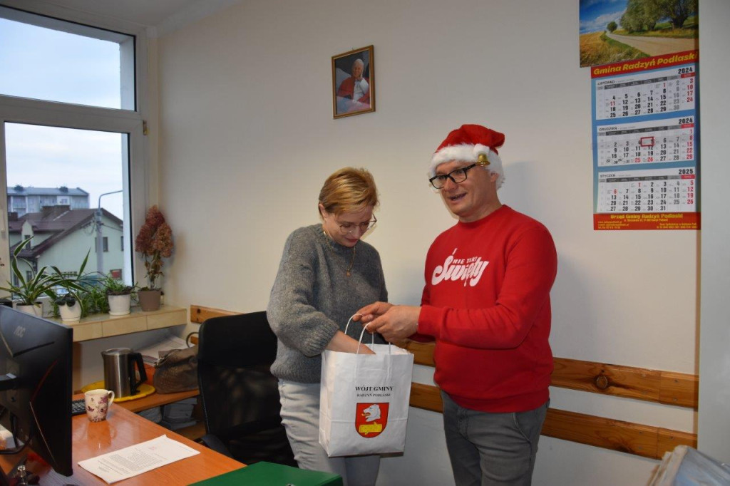 Mikołajki w Urzędzie Gminy Radzyń
