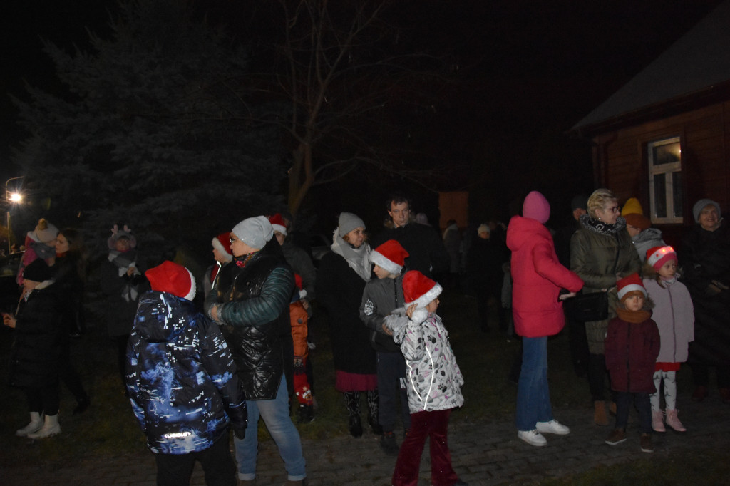 Uroczyste rozświetlenie choinki w Białej