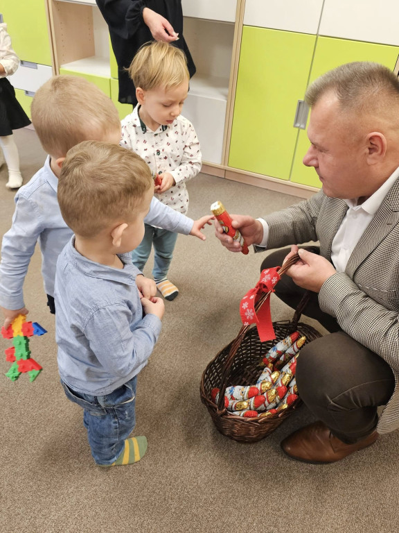 Wizyta wójta w żłobku w Ulanie