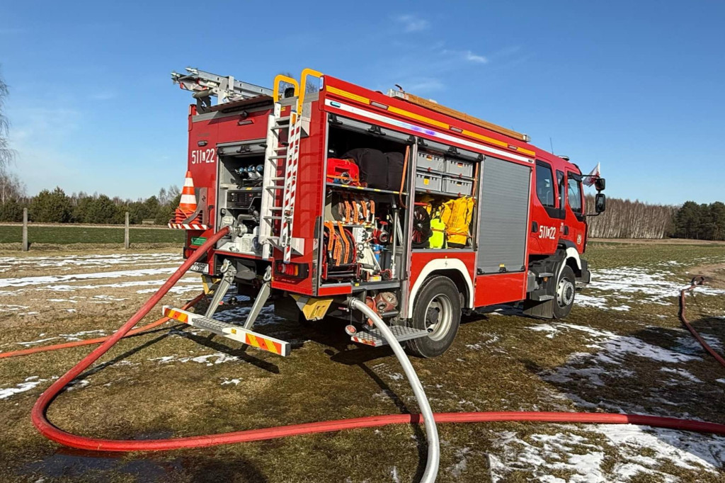 Pożar w Żakowoli Radzyńskiej