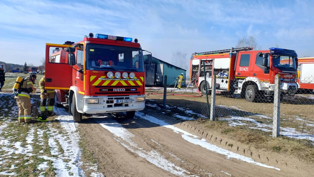 Pożar w Żakowoli Radzyńskiej