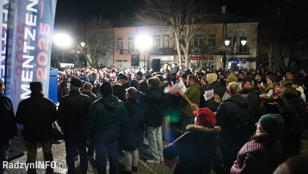 Sławomir Mentzen w Radzyniu